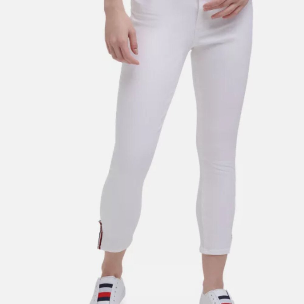 NWOT Tommy Hilfiger White Denim Cropped pants